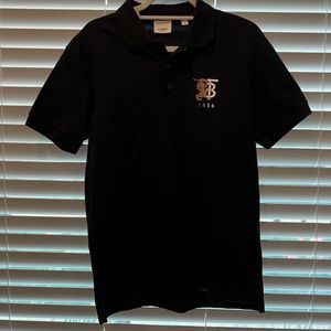Burberry men’s polo black size small